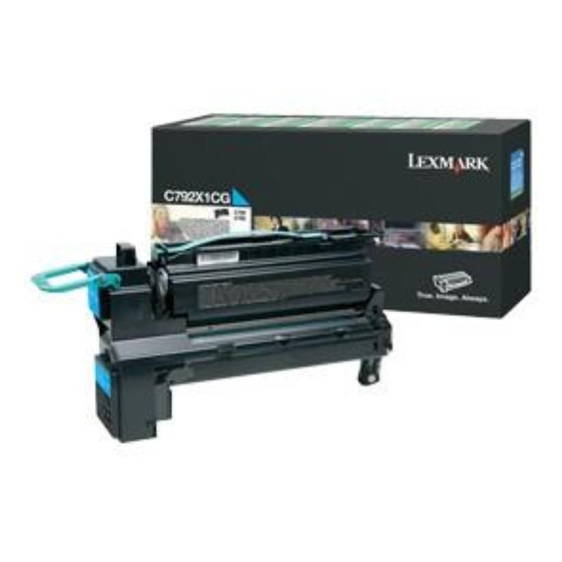 Lexmark c792x1cg cartuccia toner 1 pz originale ciano Lexmark c792x1cg cartuccia toner 1 pz originale ciano