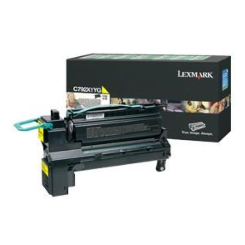 Lexmark c792x1yg cartuccia toner 1 pz originale giallo Lexmark c792x1yg cartuccia toner 1 pz originale giallo