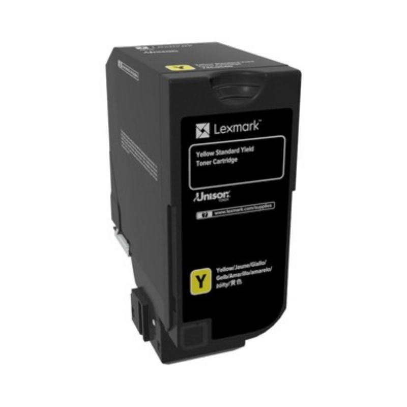 Lexmark cs720 cartuccia toner 1 pz originale giallo
