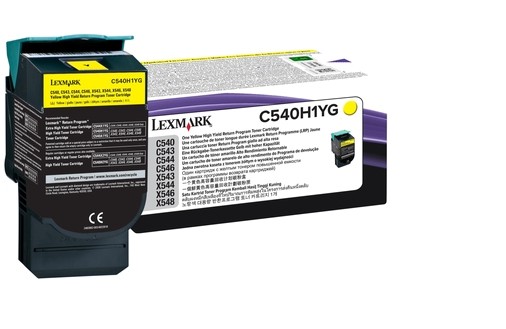 Lexmark Toner Giallo Alta Resa Ret.Prog C54X X54X 2K Pag