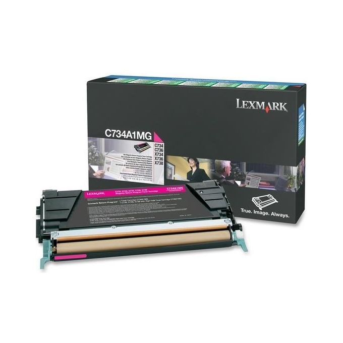 Lexmark Toner magenta c734 c736 x734 x736 x738 6k return program Lexmark Toner magenta c734 c736 x734 x736 x738 6k return program