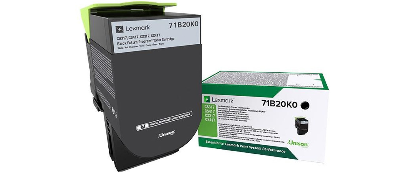 Lexmark Toner Nero Per Cs/Cx 317/417/517 3000Pag Return Program