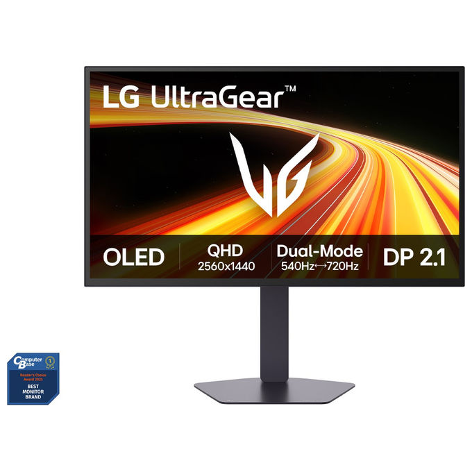 LG 27GX790B-B UltraGear Monitor PC 27'' QHD OLED 540 Hz 0,03 ms colore Nero LG 27GX790B-B UltraGear Monitor PC 27'' QHD OLED 540 Hz 0,03 ms colore Nero