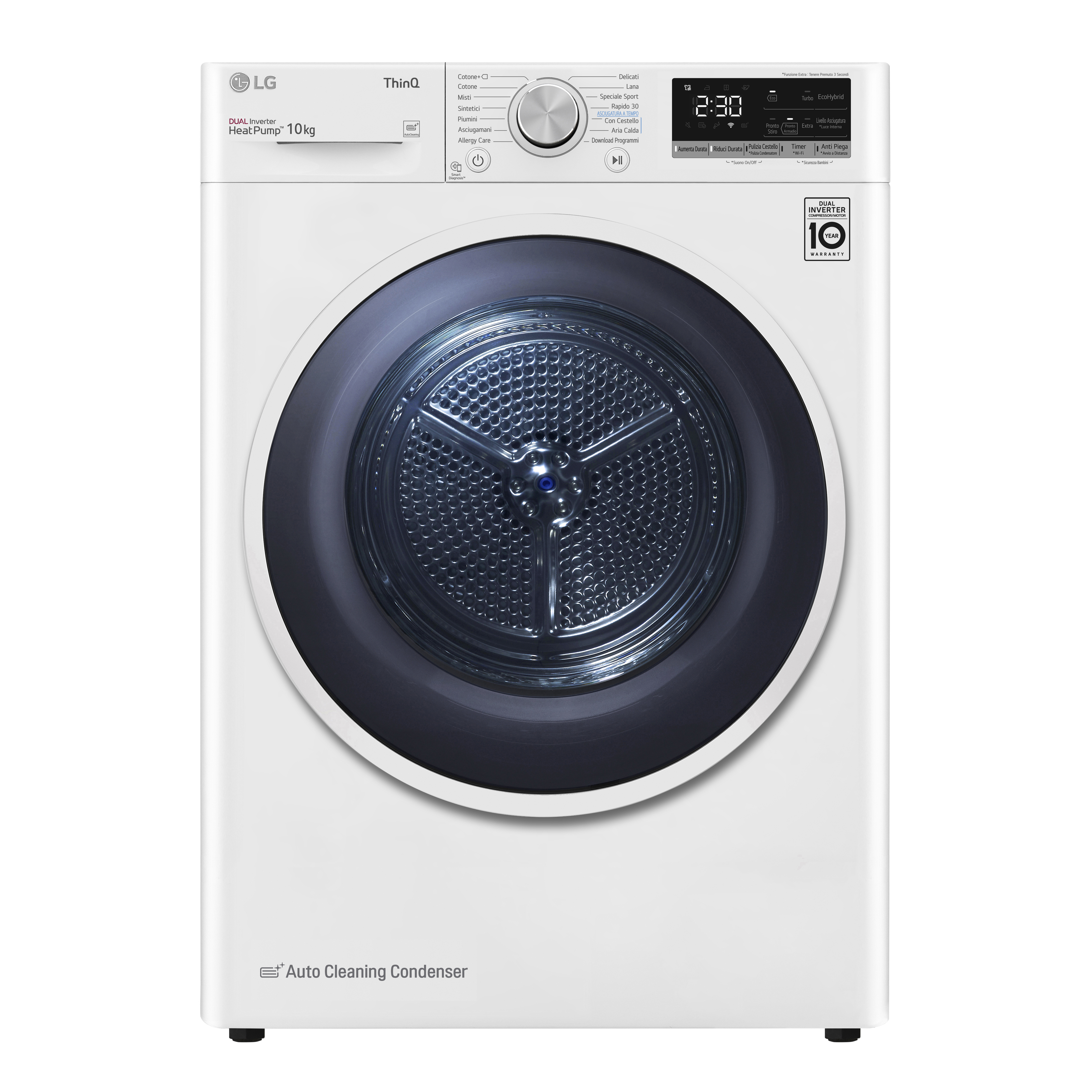 Lg - Asciugatrice Rh10v9av4w 10kg Classe C-bianco