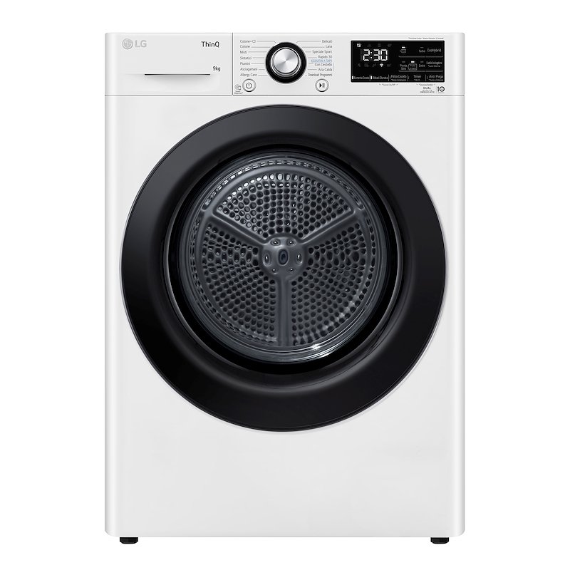 Lg - Asciugatrice Rh90v9avbn 9kg Classe C-bianco
