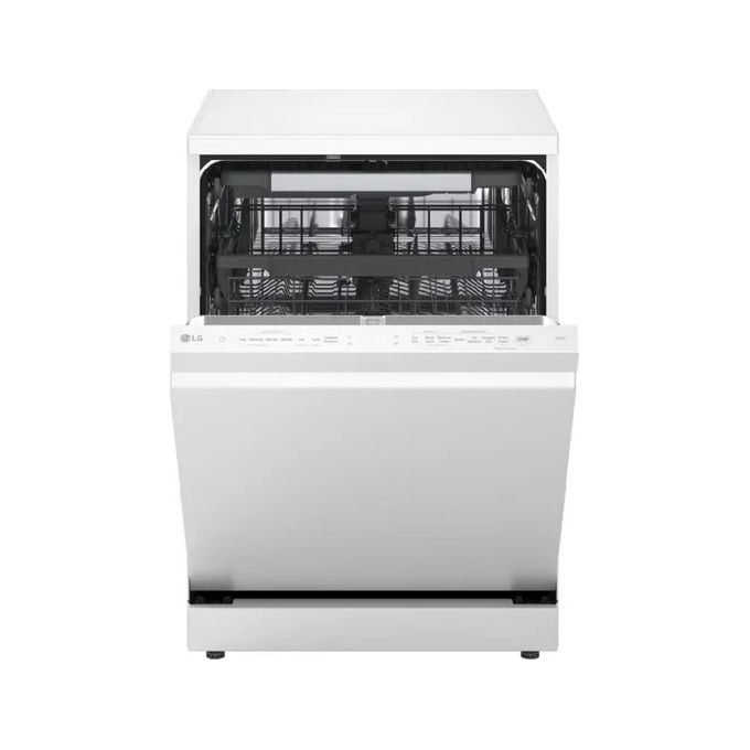 LG DF375HWS Serie 5 Lavastoviglie Libera Installazione 14 coperti Classe A QuadWash TrueSteam Wi-Fi 43dB (85x60x60 cm) colore Bianco LG DF375HWS Serie 5 Lavastoviglie Libera Installazione 14 coperti Classe A QuadWash TrueSteam Wi-Fi 43dB (85x60x60 cm) colore Bianco
