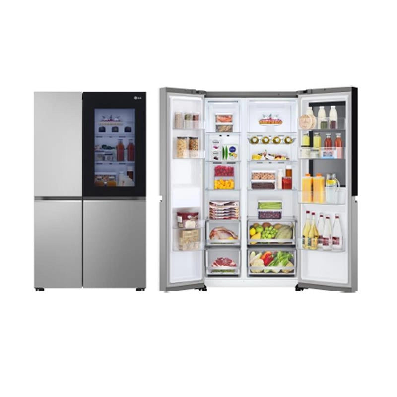 LG ELECTRONICS FRIGORIFERO INSTAVIEW™SIDE-BY-SIDE CON RAFFREDDAMENTO RAPIDO, CONNESIONE WIFI E TRAMITE APP 179X91,3