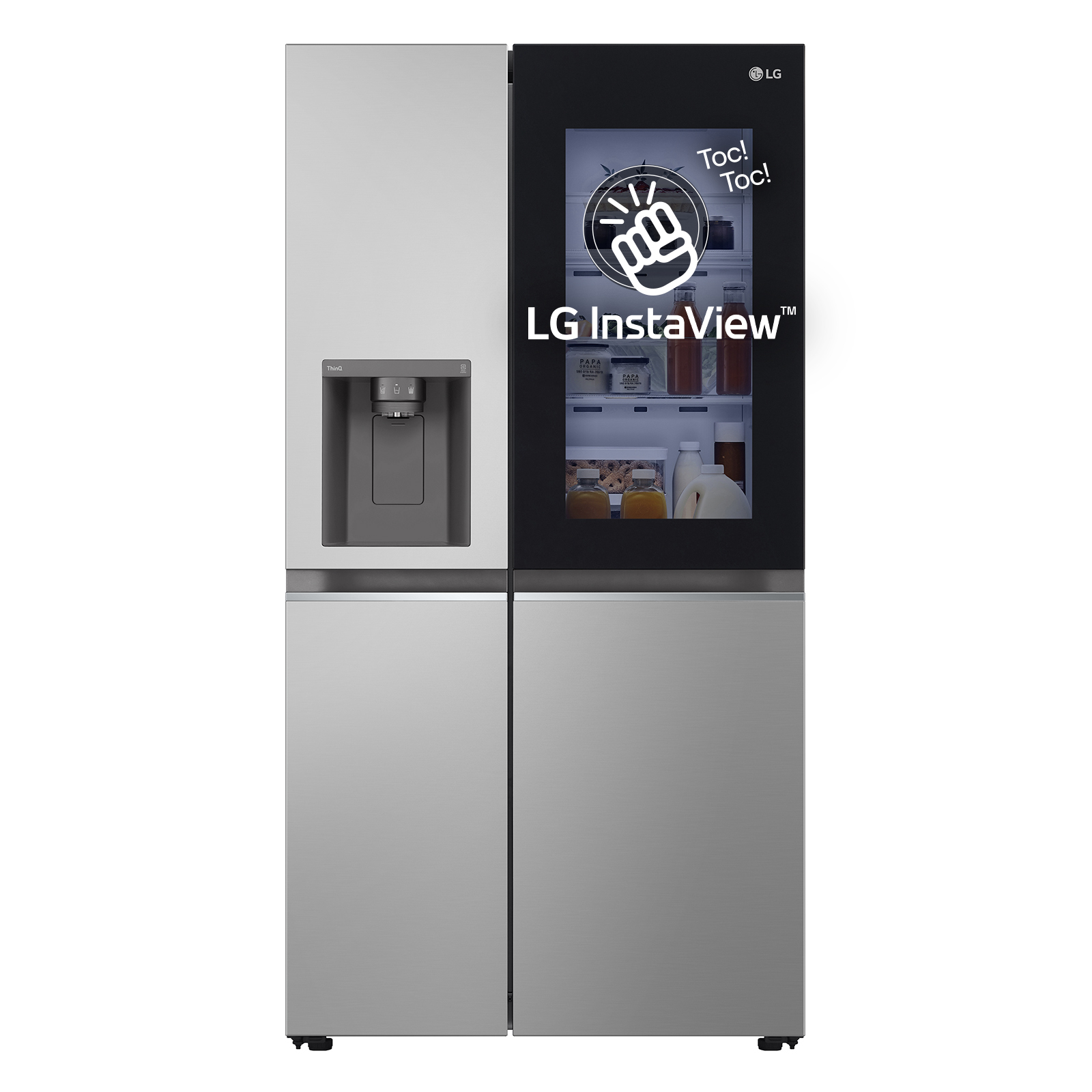 Lg - Frigorifero Side By Side Instaview Gsgv81pyll-prime Silver