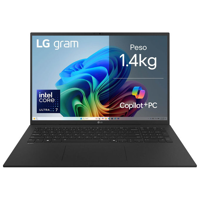 LG Gram 17 Notebook Ultraleggero Intel Core Ultra 7 16GB RAM 512GB SSD Win11 LG Gram 17 Notebook Ultraleggero Intel Core Ultra 7 16GB RAM 512GB SSD Win11