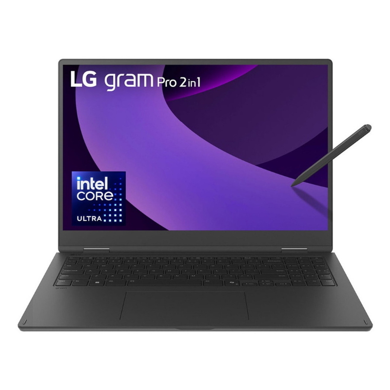 Lg gram pro 16tb90tp intel core ultra 7 255h ibrido (2 in 1) 40,6 cm (16) touch screen wqxga+ 16 gb lpddr - tastiera qwertz