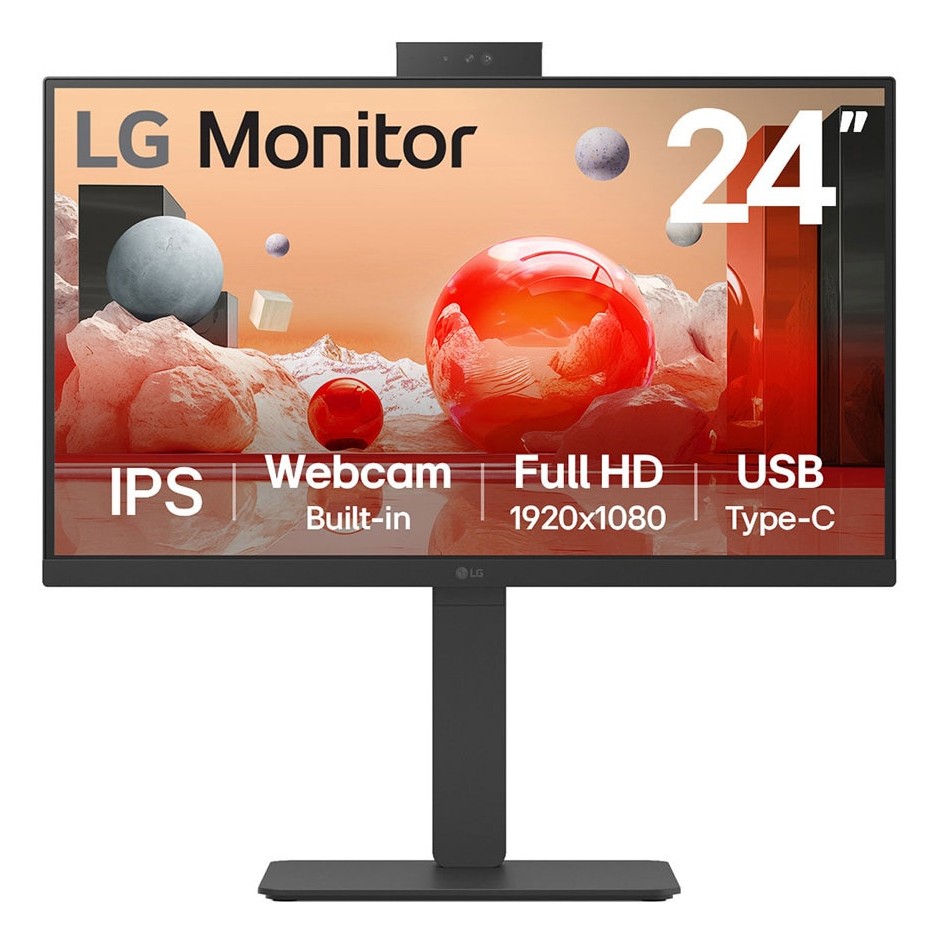 Lg Monitor 238 Led Ips 100Hz 16:9 Fhd 5Ms 250 Cdm Webcam Pivot Usb-C Dock Dp/Hdmi Multimediale Lg Monitor 238 Led Ips 100Hz 16:9 Fhd 5Ms 250 Cdm Webcam Pivot Usb-C Dock Dp/Hdmi Multimediale