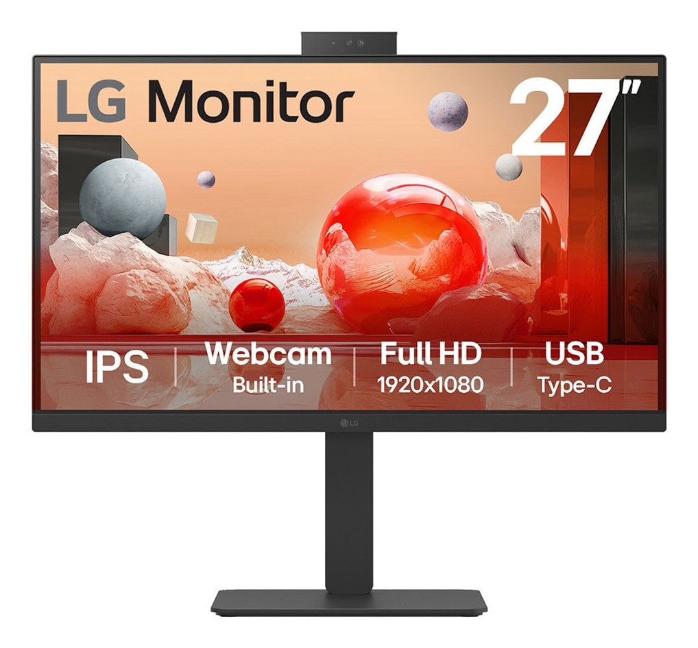 Lg Monitor 27 Led Ips 100Hz 16:9 Fhd 5Ms 250 Cdm Webcam Pivot Usb-C Dock Dp/Hdmi Multimediale
