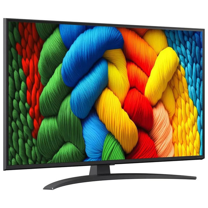 LG NANO 4K UHD AI NU85 55NU850B6LA TV LED, SMART TV, 55 ", Processore a7 Gen9, Charcoal Black, Classe F