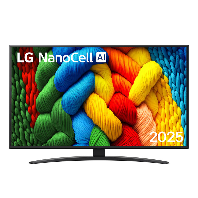 Lg - Smart Tv Nanocell Uhd 4k 43" 43nano81a6a-charcoal Black