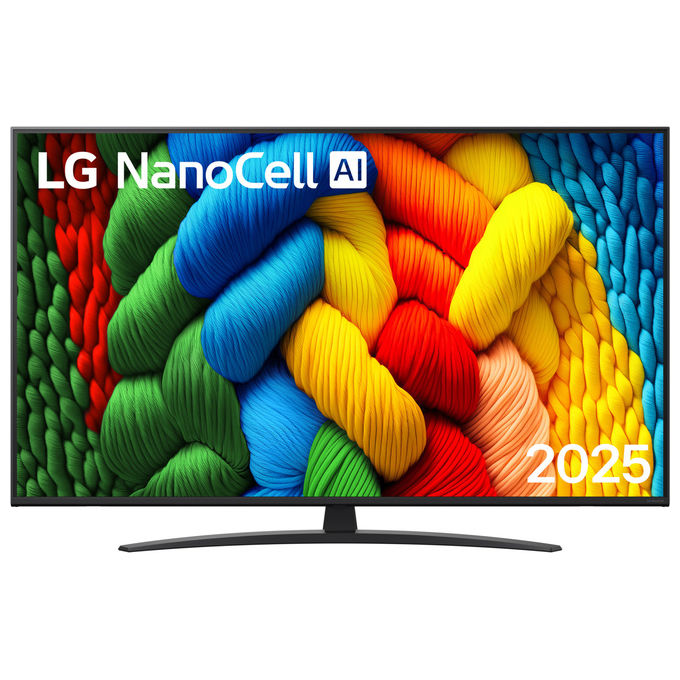 Lg - Smart Tv Nanocell Uhd 4k 55" 55nano81a6a-charcoal Black