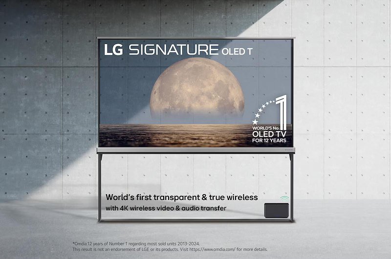 LG Tv Signature Oled Trasparente 77" Oled77t49