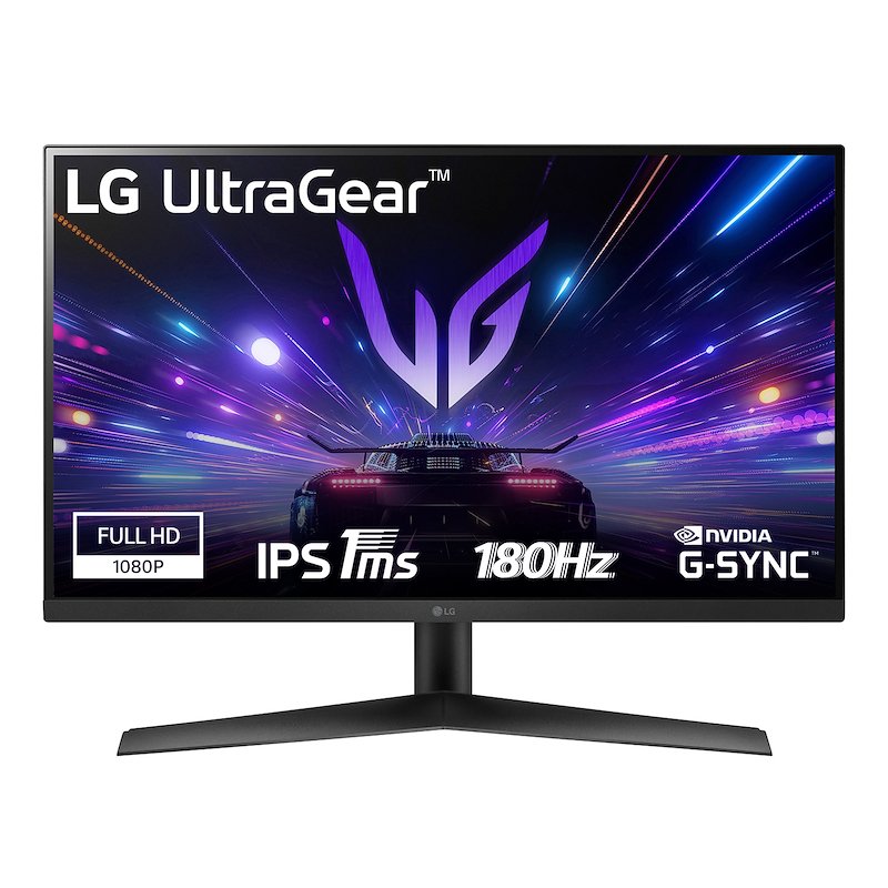 LG UltraGear 27GS60F Monitor Gaming, 27 ", Full-HD, 1920 x 1080 Pixel, tempo di risposta 1 ms, refresh rate 180 Hz