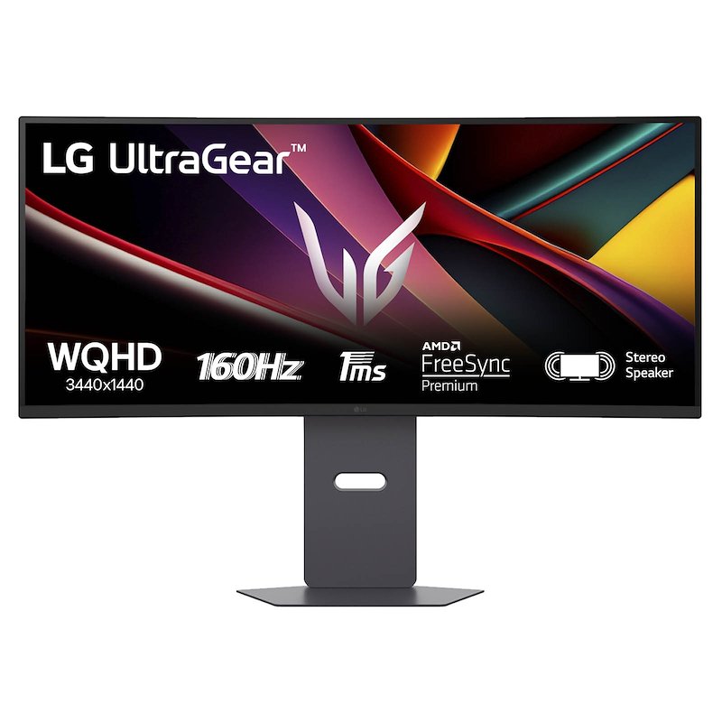 LG UltraGear 34G600A Monitor Gaming Curvo, 34 ", WQHD, 3440 x 1440 Pixel, tempo di risposta 1 ms, refresh rate 160 Hz