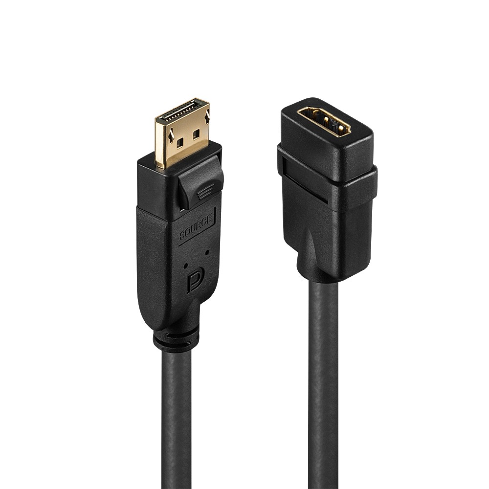 Lindy Adattatore Cavo Displayport/Hdmi M/F Attivo 15Cm