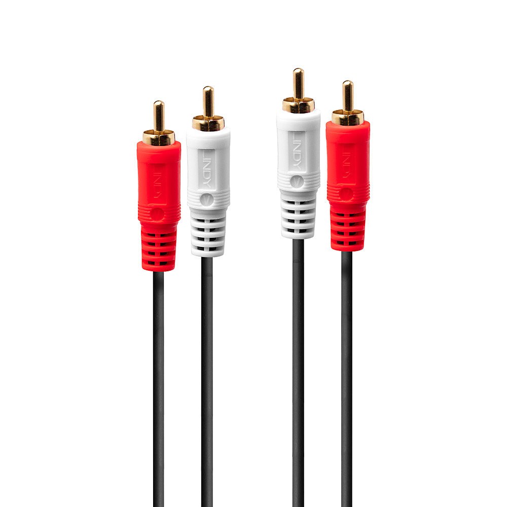 Lindy Cavo Audio Stereo 2X Rca Maschio/Maschio 1M