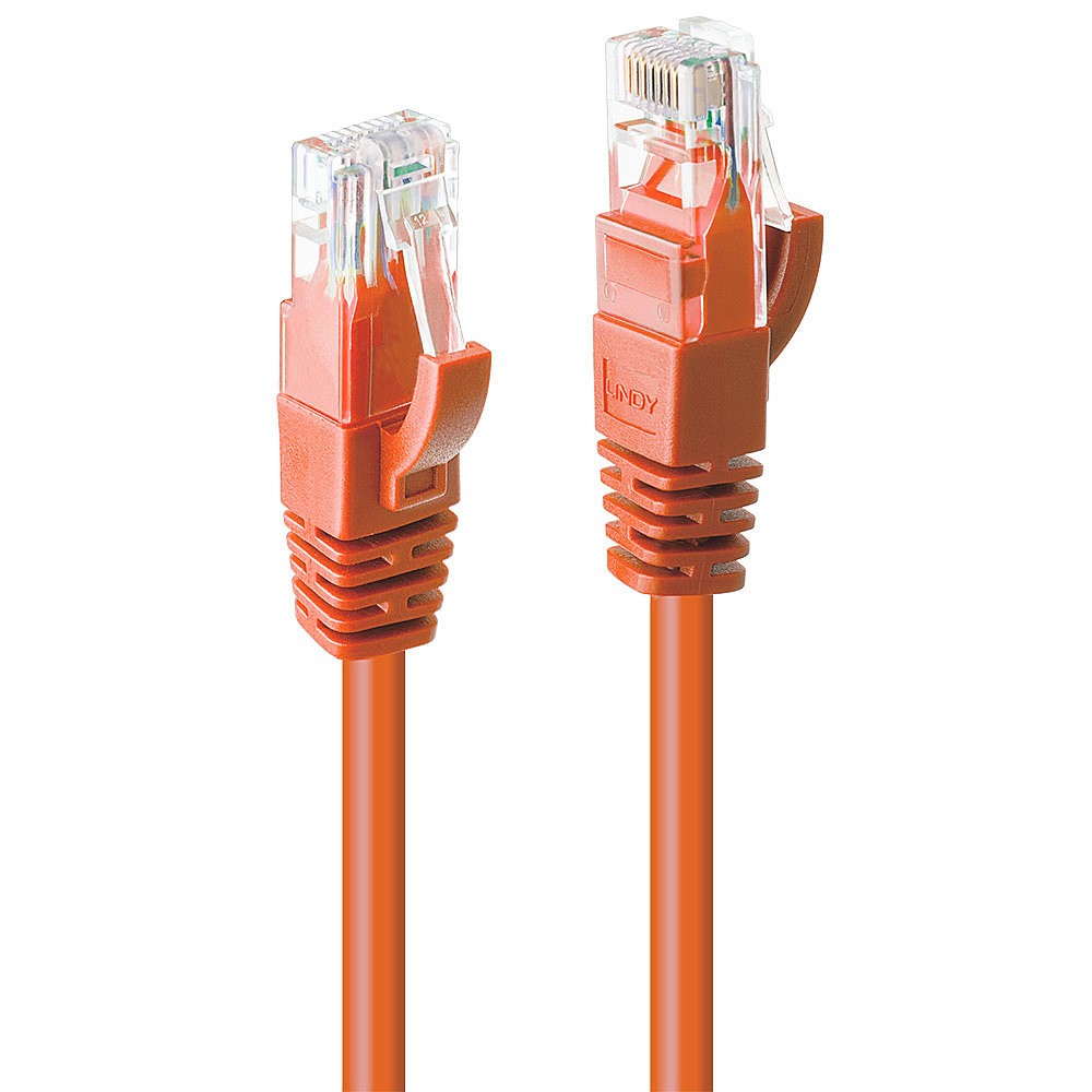 Lindy Cavo Di Rete Cat.6 U/Utp Arancione 10M Lindy Cavo Di Rete Cat.6 U/Utp Arancione 10M