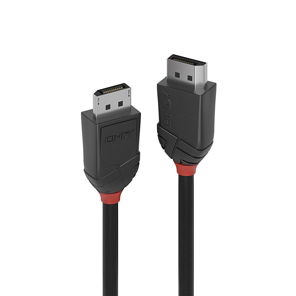 Lindy Cavo Displayport 1.2 Black Line 1M
