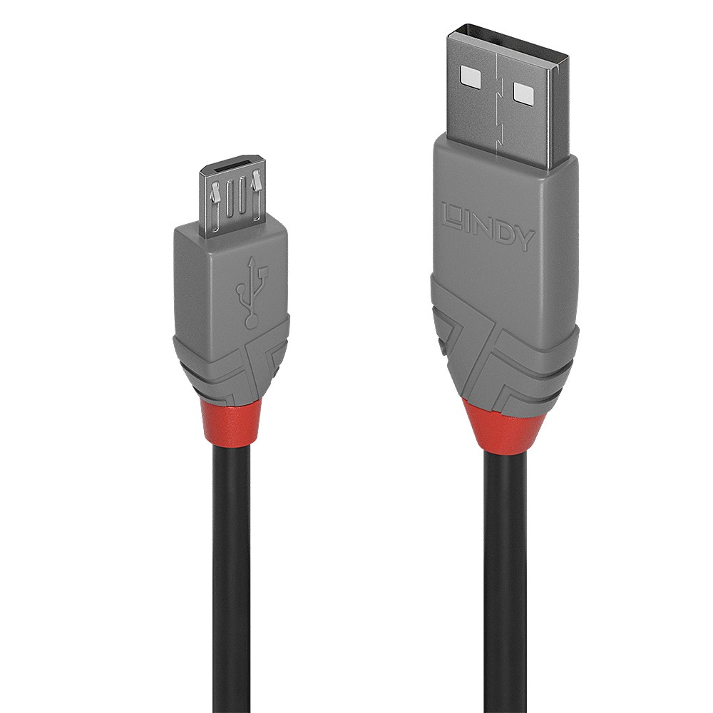 Lindy Cavo Usb 2.0 Tipo A A Micro B Anthra Line 0.5M Lindy Cavo Usb 2.0 Tipo A A Micro B Anthra Line 0.5M