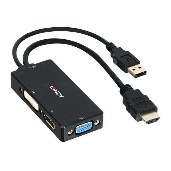 Lindy Converter Hdmi A Displayport Dvi Vga 38182 Lindy Converter Hdmi A Displayport Dvi Vga 38182