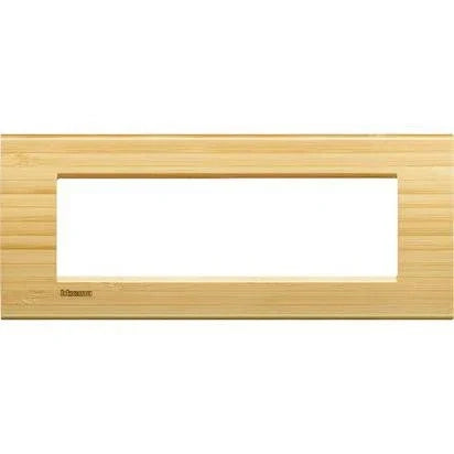 Living Light - Placca 7P Bamboo - LNA4807LBA Living Light - Placca 7P Bamboo - LNA4807LBA