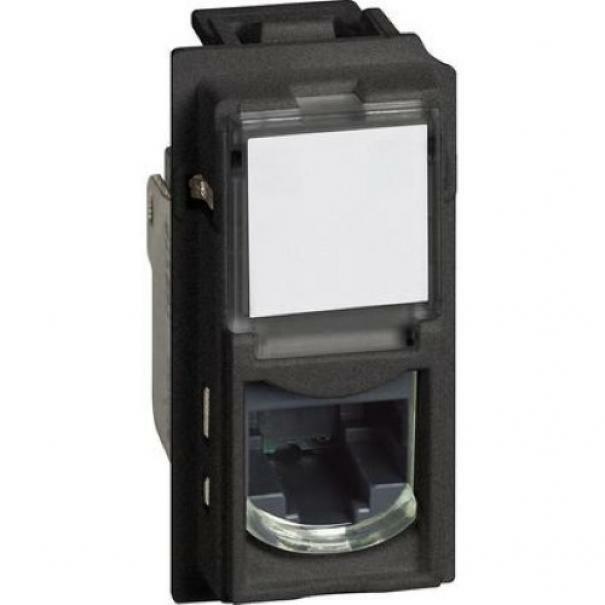 Living Now Connettore Rj45 5e Utp Toolless 1 Modulo Colore Nero Kg4279c5e - Bticino Living Now Connettore Rj45 5e Utp Toolless 1 Modulo Colore Nero Kg4279c5e - Bticino
