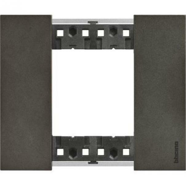 Living Now Placca 2 Moduli In Zama Colore Space Ka4802ng - Bticino