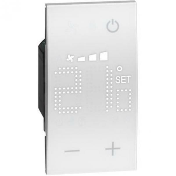 Living Now Termostato Con Display Retroilluminato 2 Moduli Bianco Kw4691 - Bticino Living Now Termostato Con Display Retroilluminato 2 Moduli Bianco Kw4691 - Bticino
