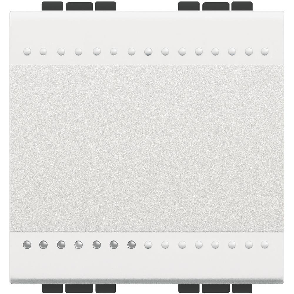 Livinglight 10a Pulsante Auto Terminale 2 Moduli Bianco N4005m2a