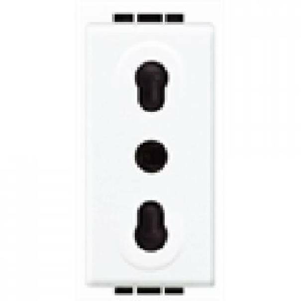 Livinglight Presa 2p&43t Bipasso Bianco N4180 - Bticino Livinglight Presa 2p&43t Bipasso Bianco N4180 - Bticino