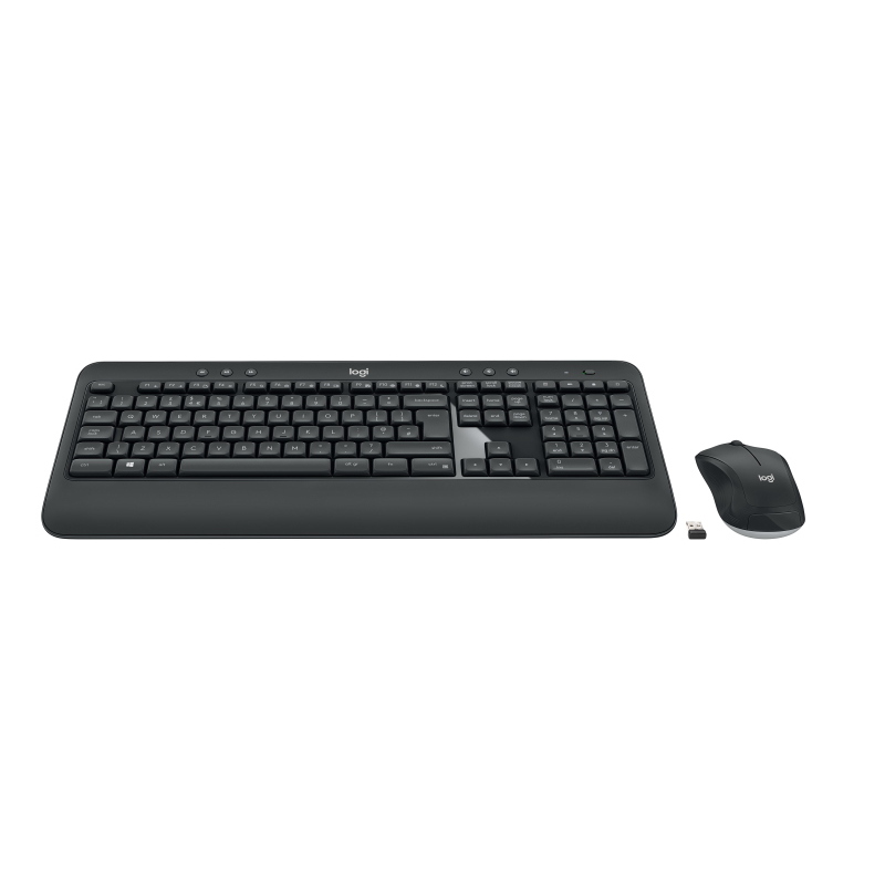 Logitech advanced mk540 tastiera mouse incluso universale rf wireless qwertz ungherese nero, bianco
