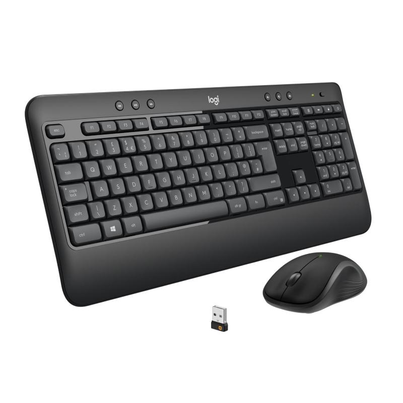 Logitech advanced mk540 tastiera mouse incluso usb qwertz svizzere nero, bianco Logitech advanced mk540 tastiera mouse incluso usb qwertz svizzere nero, bianco
