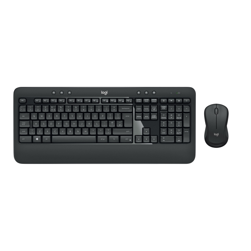 Logitech advanced mk540 tastiera mouse incluso usb qwertz tedesco nero, bianco