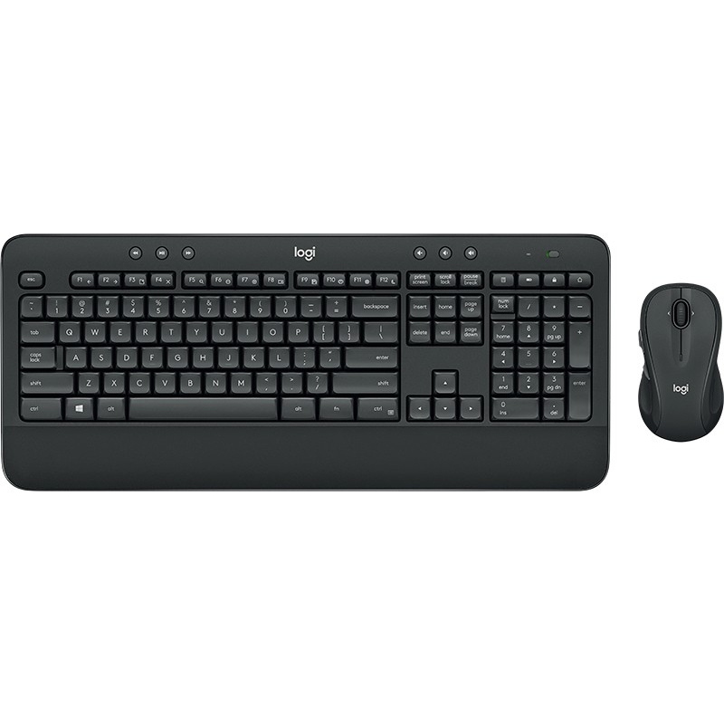 Logitech advanced mk545 tastiera mouse incluso rf wireless qwerty us international nero Logitech advanced mk545 tastiera mouse incluso rf wireless qwerty us international nero