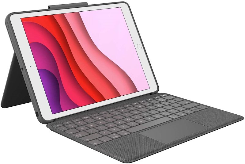 Logitech - Combo Touch iPad 7a Gen-grigio