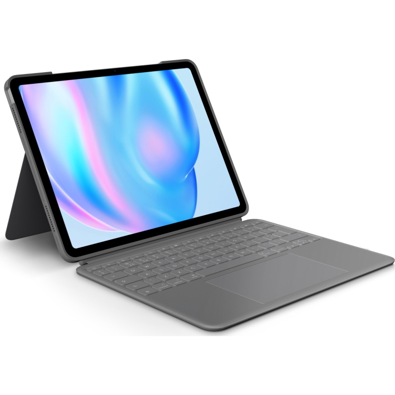 Logitech combo touch qwerty inglese uk smart connector grigio
