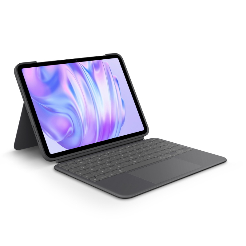 Logitech combo touch qwerty us international smart connector grafite