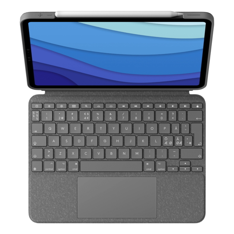Logitech combo touch - tastatur und foliohülle - mit trackpad - hintergrundbeleuchtet - apple smart connector - qwerty Logitech combo touch - tastatur und foliohülle - mit trackpad - hintergrundbeleuchtet - apple smart connector - qwerty
