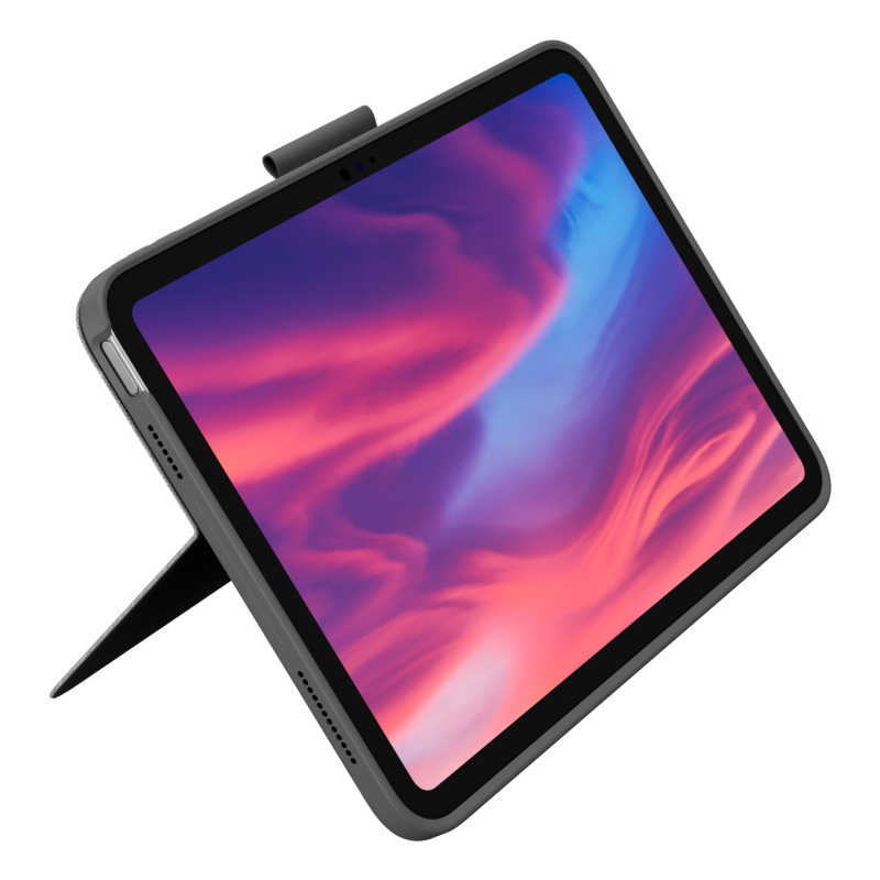 Logitech combo touch - tastatur und foliohÃ¼lle - mit trackpad - hintergrundbeleuchtet - apple smart connector - qwerty