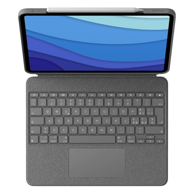 Logitech combo touch - tastatur und foliohulle - mit trackpa