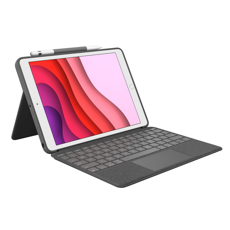 Logitech combo touch - tastatur und foliohulle - mit trackpa