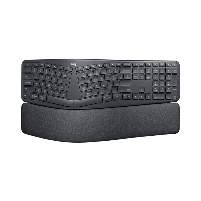 Logitech ergo k860 tastiera rf senza fili + bluetooth qwerty nordic grafite Logitech ergo k860 tastiera rf senza fili + bluetooth qwerty nordic grafite