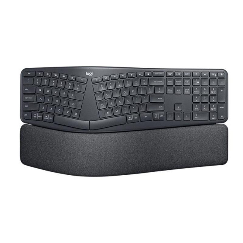 Logitech ergo k860 tastiera rf senza fili + bluetooth qwertz tedesco grafite