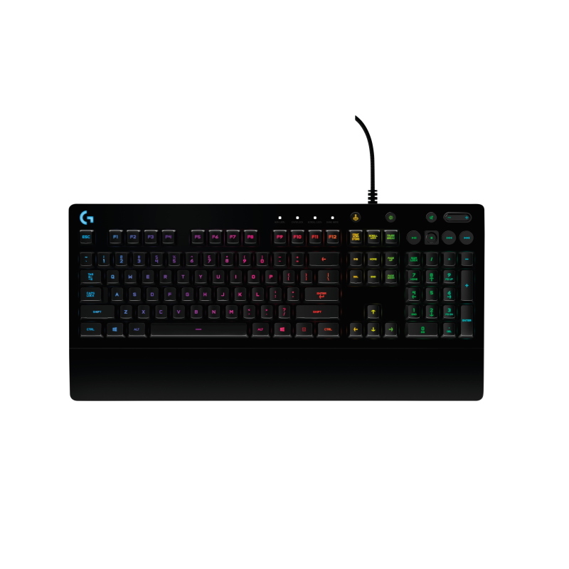 Logitech g 920-008088 tastiera gaming usb azerty francese nero