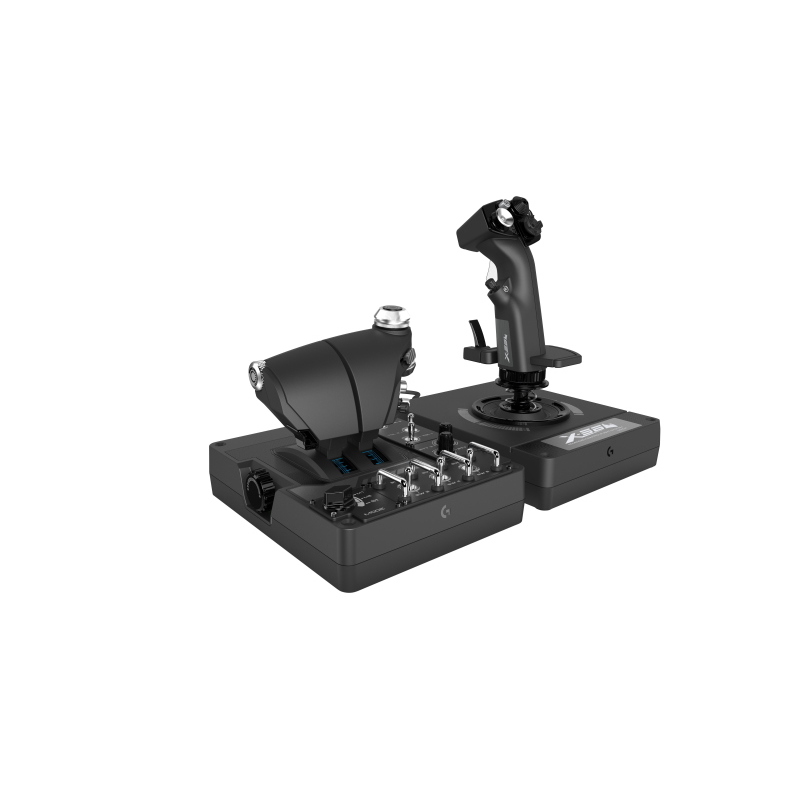 Logitech g g x56 hotas nero usb 2.0 simulazione di volo analogico/digitale pc