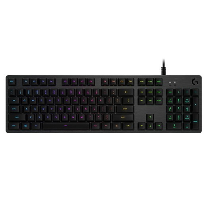 Logitech g g512 carbon lightsync rgb mechanical gaming keyboard with gx brown switches tastiera usb azerty francese carbonio Logitech g g512 carbon lightsync rgb mechanical gaming keyboard with gx brown switches tastiera usb azerty francese carbonio
